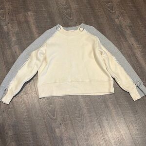 ROCKET X LUNCH ZIPPER SLEEVE SWEATSHIRT